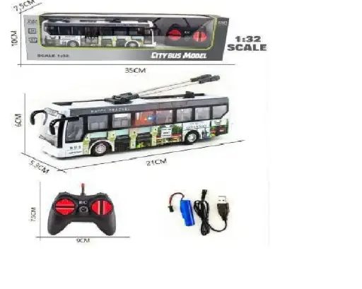 Rc City Bus White